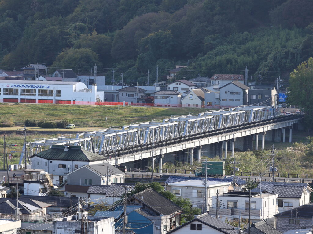 足利織姫神社から見る渡良瀬橋